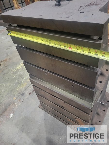 (2) 40" x 20.5" x 22" Devlieg Stackable Angle Plates 8 T-Slots, Ref #43168