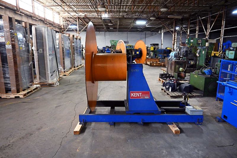 10,000 Lb. x 24" KENT Double Uncoiler