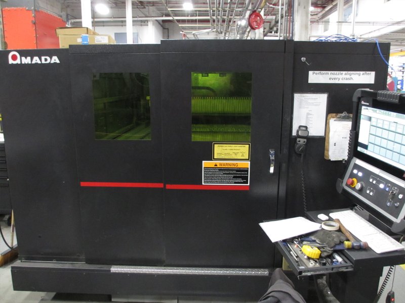 2018 AMADA Ensis 3015AJ, 6.0 kW, 120” X 60” Max Sheet Size, AMNC 3i Control
