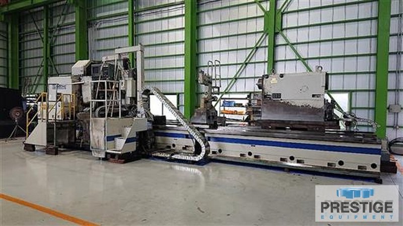 Dainichi W160R-200x600, 70" swing, 236" Centers, Fanuc 15T CNC, 12 Pos. Turret, Chip Conveyor, Steady Rest, #31570