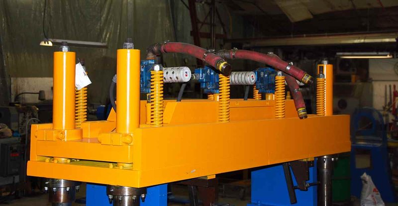 35 Ton x 3" BRADBURY 4-Post Air Cut-Off Press