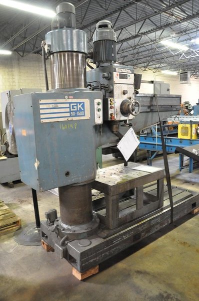 5' X 14" SOUTH BEND RADIAL ARM DRILL