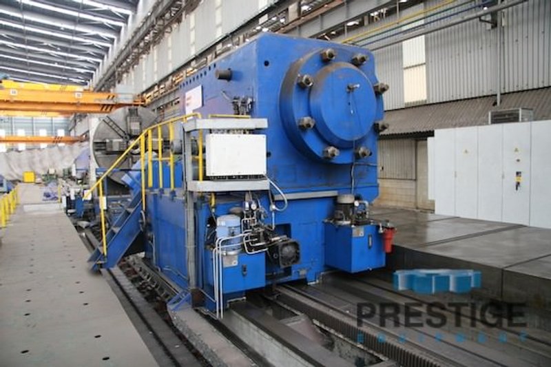 152" x 787" SMG Heavy Duty CNC,  118" Over Carriage, 300 Ton Cap, Siemens 840D, 2007 #30838