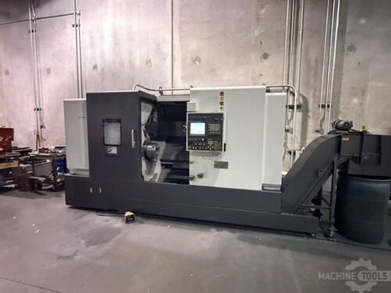 Takisawa TX-50C CNC Lathe, Takisawa Turn-i Fanuc control, 12” chuck, 5” spdl bore, 21.7” max turn diam x 27.6 max turn length, 5” hole thru spdl, 35 HP, 2000 RPM, prgm tlsk, CC, 2014