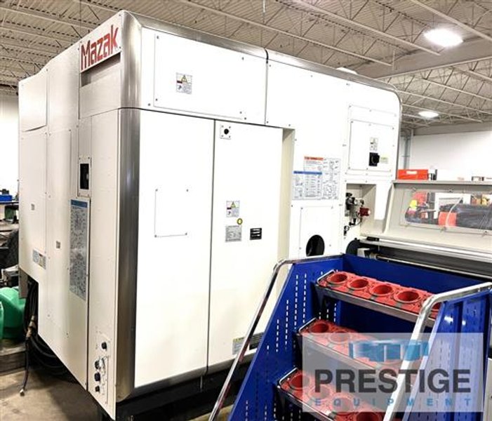 Mazak Integrex i-150, Mazatrol Matrix CNC, 16.76" Swing, C-Axis, Mill Spindle, TSC, 36-ATC, LNS Barfeeder, 2011, #43015