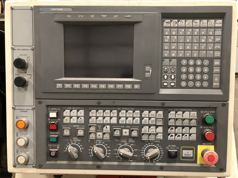 1996 Okuma Cadet Vertical Machining Center- Very Low Hours