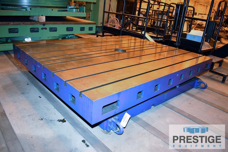 84" X 108" G & L Rotary Table, Hydrostatic, 50K Capacity, 19.5" Table Height, #26943