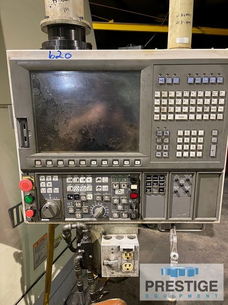OKUMA Impact LU45 4-Axis, OSP-200L, Upper/Lower Turret, 24" 3-Jaw Chuck, Hyd. Tailstock, Chip Conveyor, Low Hours #32617