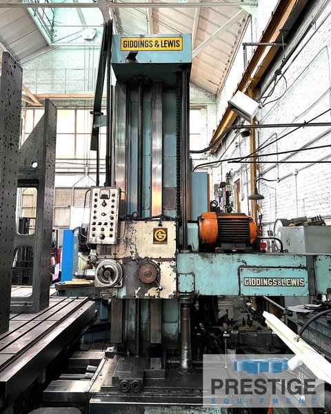 Giddings & Lewis 65-E4-T, 4" Spdl, X-84", Y-72", Z-30", W-44", 48" x 96" Tbl, Op. Pendant Ctrl, Ball Screws, #43383
