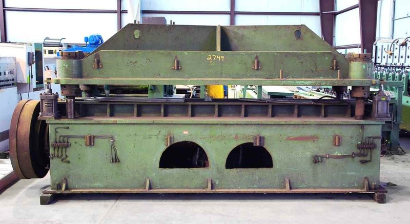 100 Ton (EST.) x 4" (EST.) YODER 4-Post Cut-Off Press
