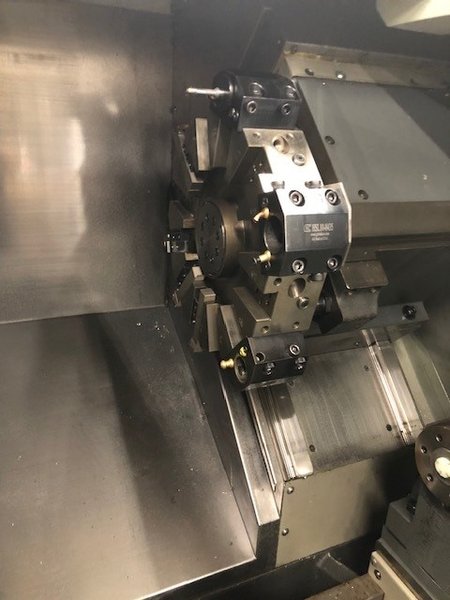 HAAS ST-10T, 1.75" Bar, 6000 RPM, 12 Tools, 15 HP, Tailstock, Tool Presetter, Chip Conveyor, Parts Catcher, Rigid Tapping, 2011
