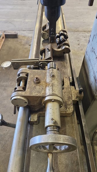Eitel RP-40 Hydraulic Straightening Press, With Rolling Fixture, Table Extensions, New 1986, Nice Condition