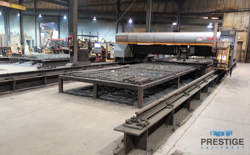 Tanaka LMX VII-Z30-TF6000, 161" x 84' Travel, Fanuc 6KW CO2 Laser, 2008 #30633