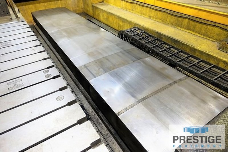 5.12" Toshiba BF-130A, X-295", Y-118", 180" x 156" T-Slotted Floor Plate, Fanuc 15-M CNC, 1997, #32262