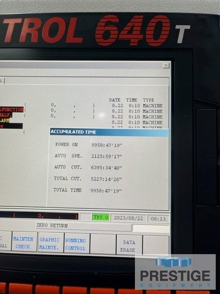 Mazak Slant Turn 50N CNC Lathe, 31" x 118", 16" 3-Jaw, 15-Pos. Trt, HP Cool, Probe, Stdy Rest, Mazatrol 640T, #32751
