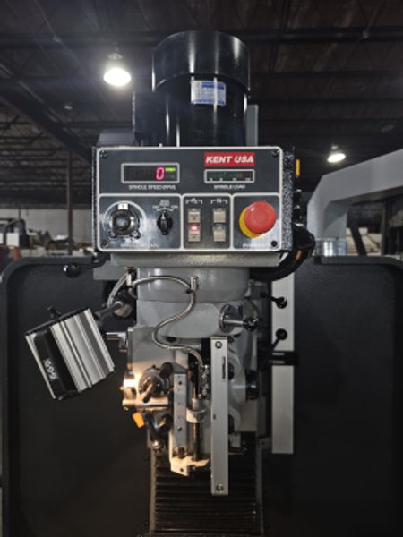 KENT USA, #BM-3, 3 axis Bedmill, 30"x16"x22" trav, 3 HP, R8, 10" X 50" tbl. 2022