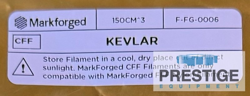 Markforged X7, Build Volume 23" x 11" x 8", CFR, Plastics & Fiber Options, Active Print, Laser Inspection, 2019, #43490