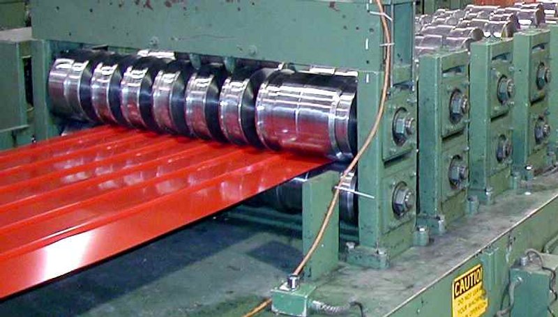 10 Stand x 3" x 54" BRADBURY M3 Ribbed Panel Rollform Line