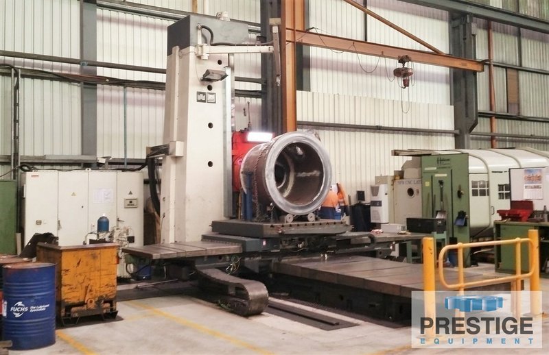Union 5.12" BFT 130 CNC, X-110", Y-110", W-88", Z-37", 55" x 63" Rotary, Heidenahin 530 CNC, #32028