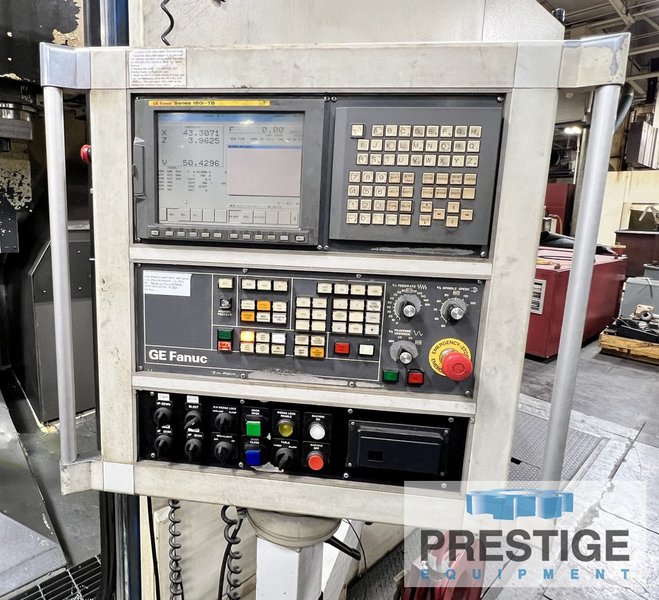 63" Giddings & Lewis, VTC-1600, 26 ATC, 78" Turning Diam., 85" U/RF, 69" Ram Stroke, 400 RPM, 100 HP, Fanuc 160i, #43312