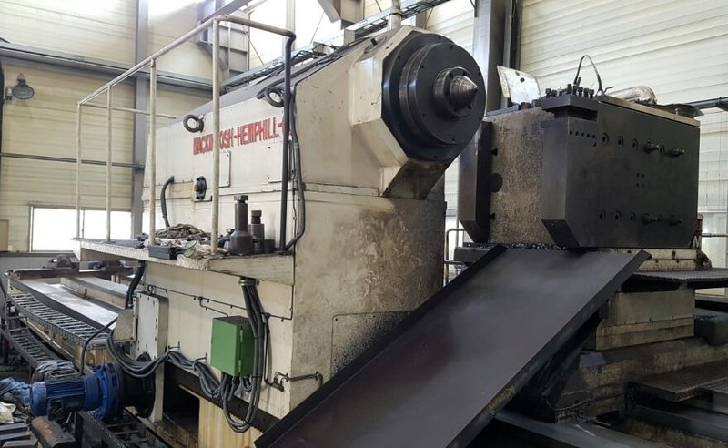 Mackintosh-Hemphill, 125" Swing, 629" C.C, 150 Ton Cap., 150 HP, Tailstock Fanuc 21i CNC, RetroFit 2012, #28706