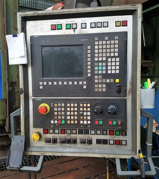 Waldrich Coburg Travelling Gantry, X-826", Y-208", 177" x 787" Table, 134 HP, Siemens 840D, 2009, #30513