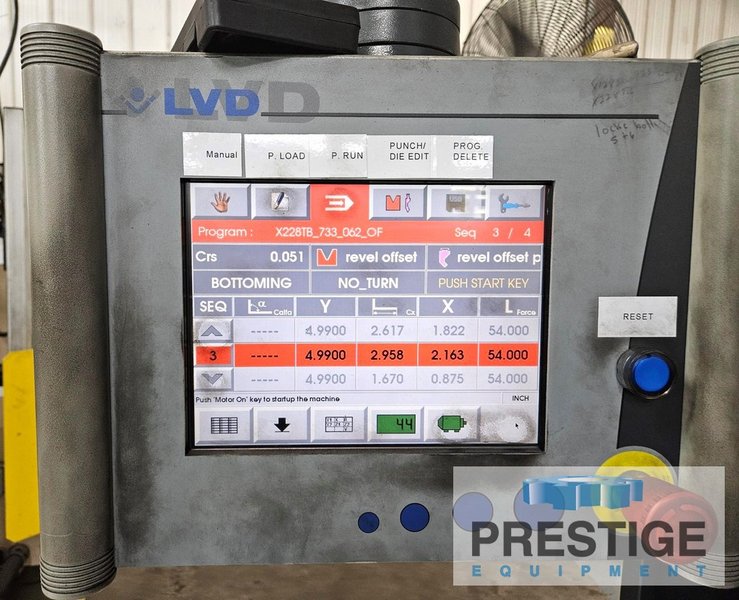 200 Ton LVD PPS 200/40, 157" OA, 124" BH,  LVD Touch Screen Control, Flush Floor, 29 HP, 2013, #43491