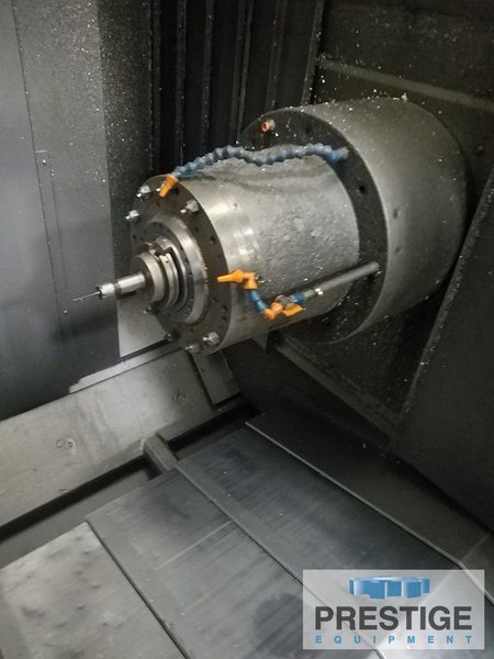 OKK HM-120S 4-Axis, Fanuc 310i-SA, X-67", Y-55", Z-49", 2APC 49" Pallets, 60 ATC, TSC, Chip Conveyor, 2008, #43881