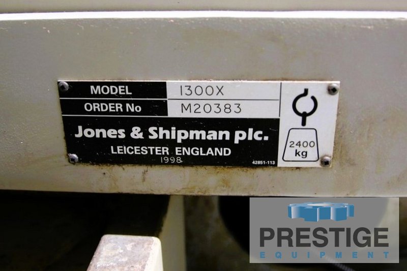Jones & Shipman 1300X, 12" Swing x 27" Centers, (2) Wheels, Microprocessor Control, 1998 #43695