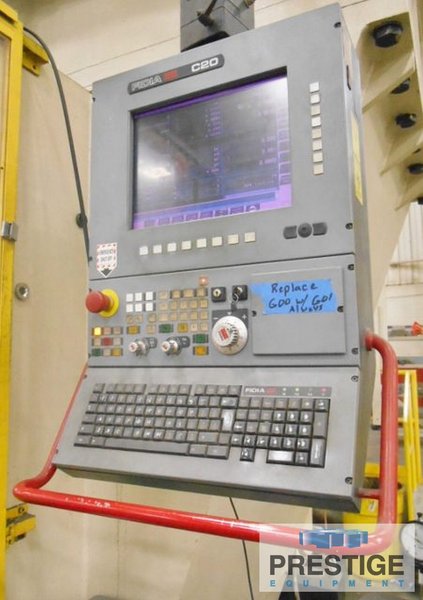 Rambaudi 5-Axis, X-315". Y-177", Z-57", 177" x 470" Table, 2-Axis Gimbel Head, 3000 RPM, Fidia C-20 CNC, #43037