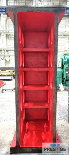 96" x 36" x 48" T-Slotted Angle Plate, 12 Horizontal T-Slots, 5 Vertical T-Slots, Fabricated, Qty. 2, #43232