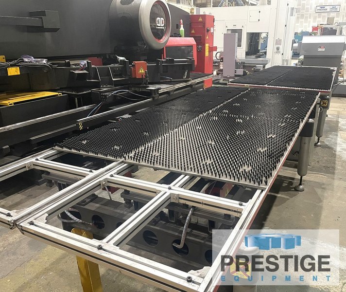 Amada EMK3610NT, 33 Ton, 58 Sta., 4-Auto Index, 60" x 100", Brush Table, Fanuc AMNC PC, 2011 #43842