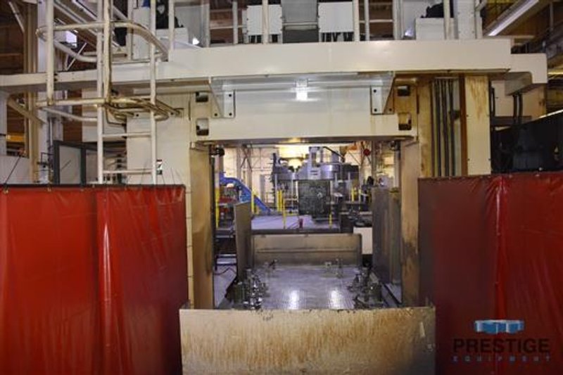 Toshiba MPH-2140S 5-Face Mill, X-177", Y-114", (2) 70.86" x 157" Pallets, Tosnuc 888, 90 ATC, Rt. Angle Hd, 2000, #31151