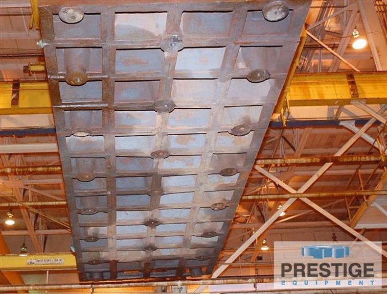 78" x 236" x 15.74" Thick T-Slotted Floor Plate, 8-Slots, Cast Iron, Matched, #30255