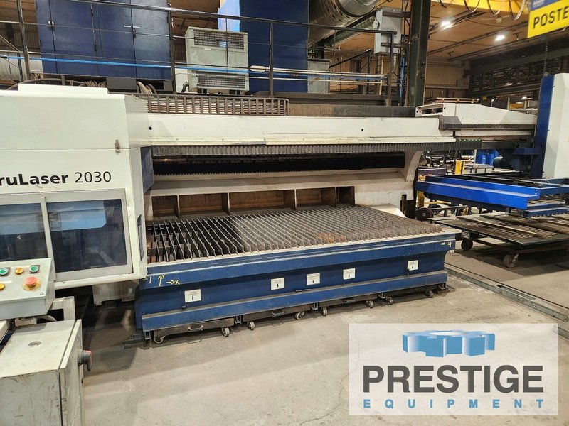 Trumpf TruLaser 2030 3200 Watt, X-121", Y-60", Siemens SIMO CNC, Auto Sheet Load/Unload, 2009, #43484