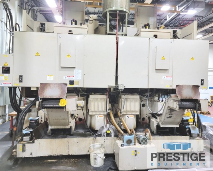 OKUMA& HOWA 2SP-V80 Twin Spindle, 39.37" Swing, Fanuc 18iTB, (2) 31.5" 3-Jaw Chucks, (2) 12 Pos. Turrets, 40 HP, #32087