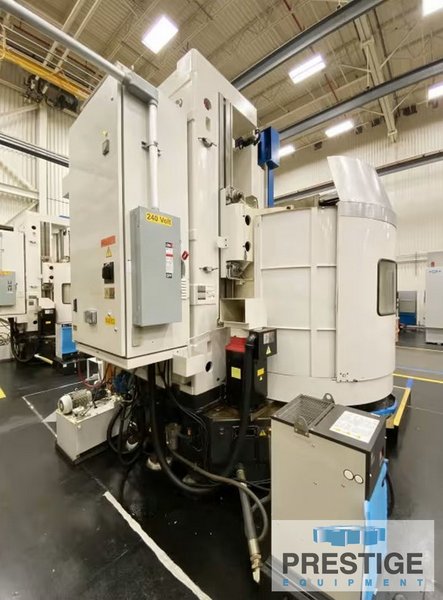 Toshiba TUE-15, 59" Table, 70" Swing, Fanuc Oi-TC, Ram with 12 Sta. ATC, 60 HP, Chip Conveyor, 2008, #43442