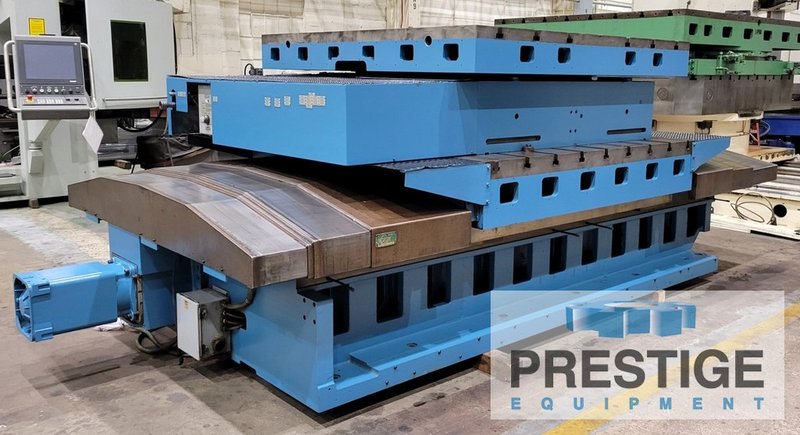 72" x 72" Giddings & Lewis 360P CNC Infeeding, 44,000 lb Cap.,48" Infeed, '01, #19686
