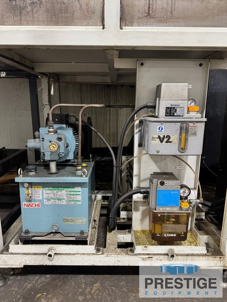 OKK HM-120S 4-Axis, Fanuc 310i-SA, X-67", Y-55", Z-49", 2APC 49" Pallets, 60 ATC, TSC, Chip Conveyor, 2008, #43881