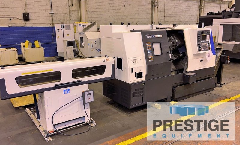 Hyundai Wia L210-LSA, 22" Swing, Sub-Spindle, 12-Pos. Turret, HP Cool, LNS Bar Feed, Fanuc i, 2013, #32280