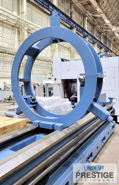 Guruptze Super-BT, 63" Swing, 75" in Gap, 314" CC,  400 RPM, 39.37" 4-Jaw Chuck, Threading, Taper Attach., 50HP, #31649