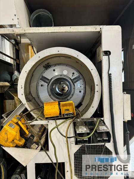 OKUMA LU45M, 35" Swing, 118" BC, Lv. Milling, C-Axis, 10" Bore, Tailstock, Prog. Steady, Boring Bar, OSP-200L,  #43991