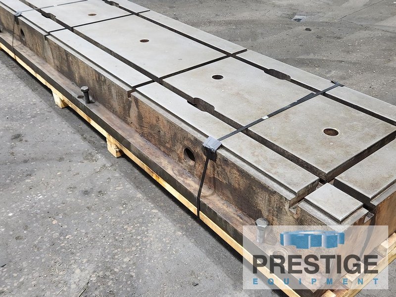 T-Slotted Floor Plates 30" W x 120" L  x 10.5" H, Cast Iron, (2) T-Slots, (4) Cross Slots #31796