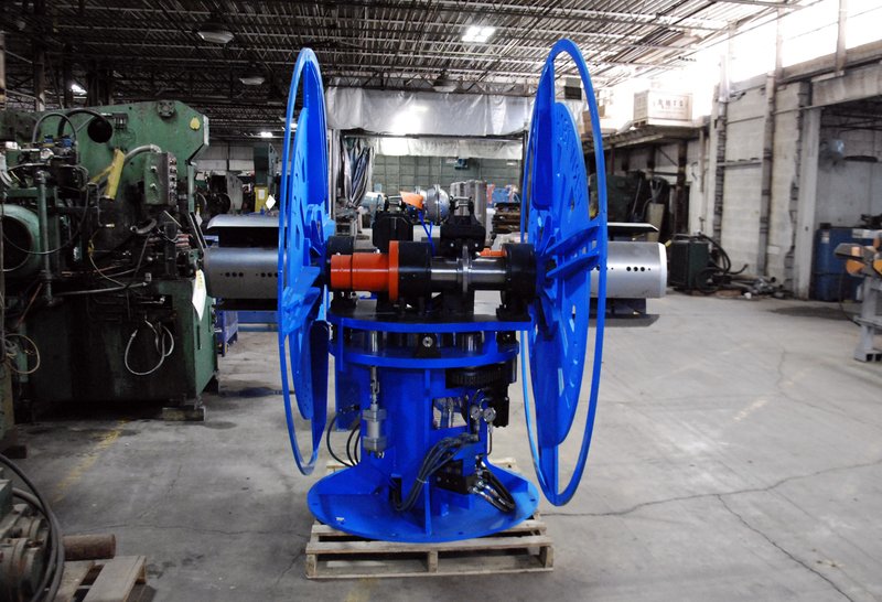New 11,000 Lb. x 12″ ERWTech/UCG Double Uncoiler