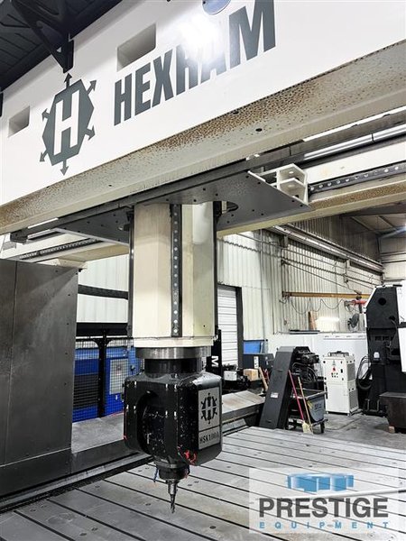 Hexram MP1024 5-Axis, X-289", Y-131", Z-47.5", 120" x 288" Tbl, 2-Axis Head,  13K RPM, Fanuc iH Pro CNC, 2018, #32458