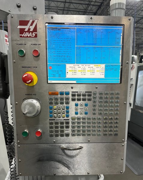 HAAS VF-4SS, 50.20.25", 15000 RPM, 40 SMTC, 30 HP, Cat 40, TSC, Rotary Table, Fifth Axis, WIPS, HSM, PC, Auger
