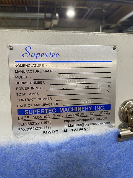 SUPERTEC G38P-60 CNC CYLINDRICAL GRINDER, Year: 2017