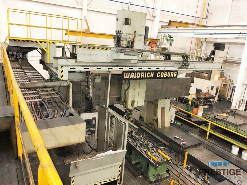 Waldrich Coburg 5-Face,  Gantry Type,  X-669", Y-181" , BC 149"  787" x 78" Table, 3K RPM, Siemens 840D #31010