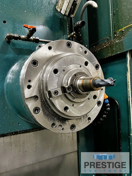 5.12" Kuraki KBT-13A, Fanuc 31i-A5, X-118", Y-90", 86" x 71" B-Axis Rotary Table, 60 ATC, TSC, Chip Blaster #43444