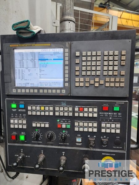 Doosan DCM-2740F, X-167", Y-125", 106" B/C, 161" x 86" Tbl, Fanuc 31iB, 90 Station ATC, Rt Angle Head, 2017, #43022